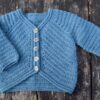 Hækleopskrift Mistys cardigan, hæklet cardigan til børn