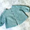 Hækleopskrift Silver sommercardigan, hæklet sommer cardigan til børn
