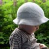 Klassik bøllehat, hæklet bøllehat til børn hækleopskrift