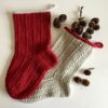 Eponas julesok hækleopskrift, hæklet julesok