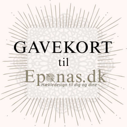 gavekort til hækleopskrifter fra eponas.dk