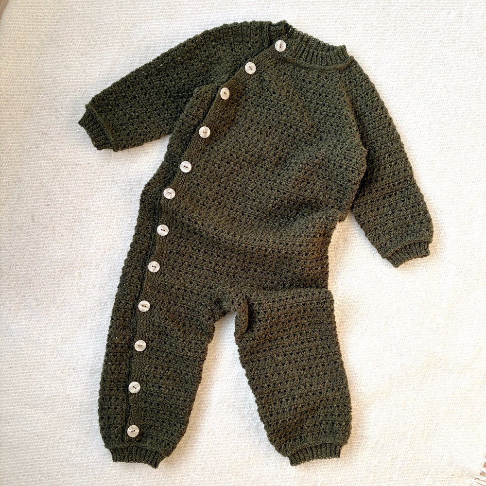 hæklet heldragt baby