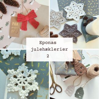Hækleopskrifter julepynt. Eponas julehæklerier 2