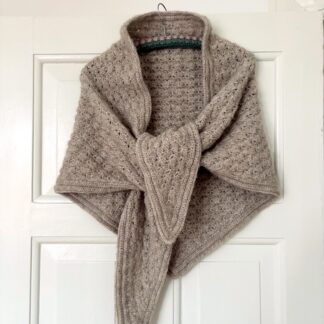 Stort hæklet tørklæde, hækleopskrift